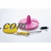 Creative Cedar Designs Disk Swing with Rope- Pink   565767157